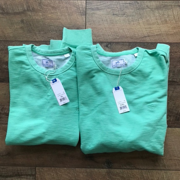 Southern Tide Twill Upper Deck Crew Pullover - Picture 4 of 5